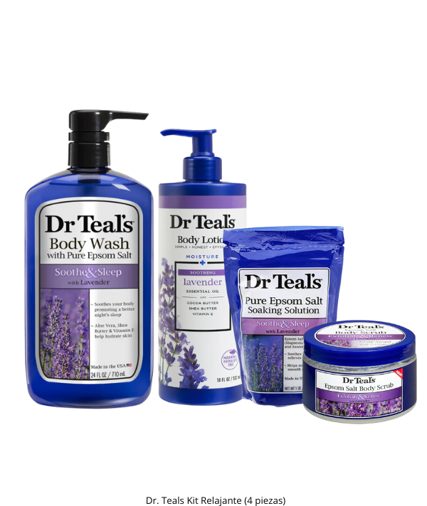 Dr. Teals Kit Relajante (4 piezas)