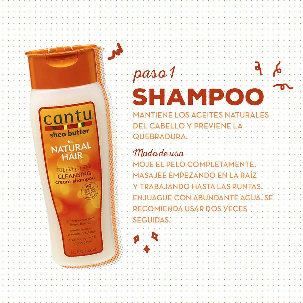 Cantu Natural Hair Sulfate Free Cream Shampoo